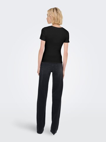 ONLY T-Shirt in Schwarz