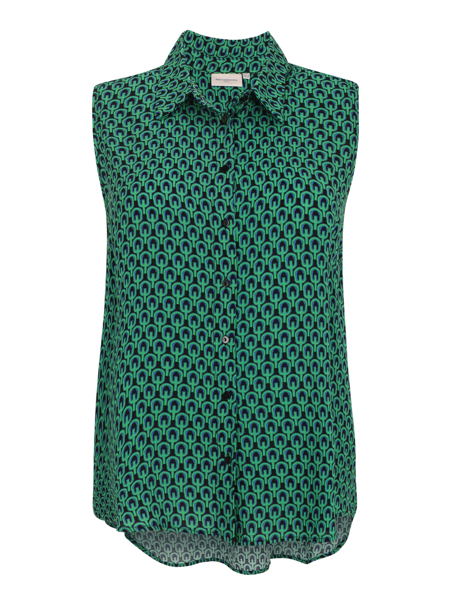 Camicie e tuniche Abbigliamento ONLY Carmakoma Camicia da donna in Nero, Verde 