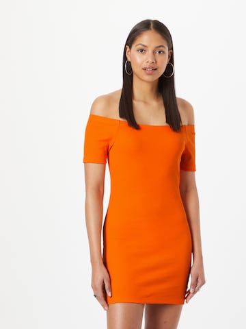 Noisy may - Vestido 'Manala' em laranja: frente