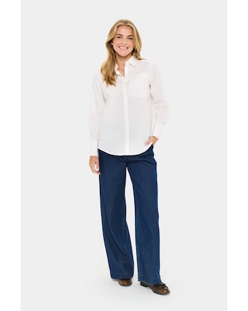 SAINT TROPEZ Shirt in Weiß