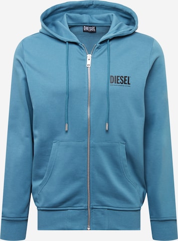 DIESEL Sweat jacket 'GIRK' in Blue: front