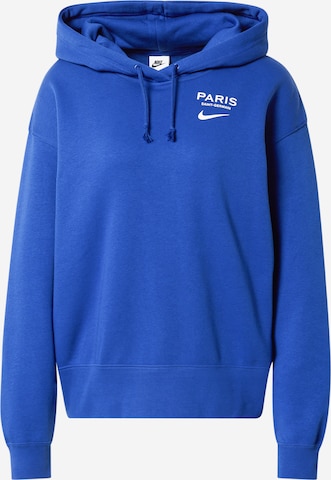 NIKE Athletic Sweatshirt in Blue: front