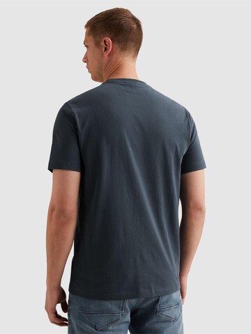 PME Legend Shirt 'T-shirt with rugged artwork on the chest' in Blauw