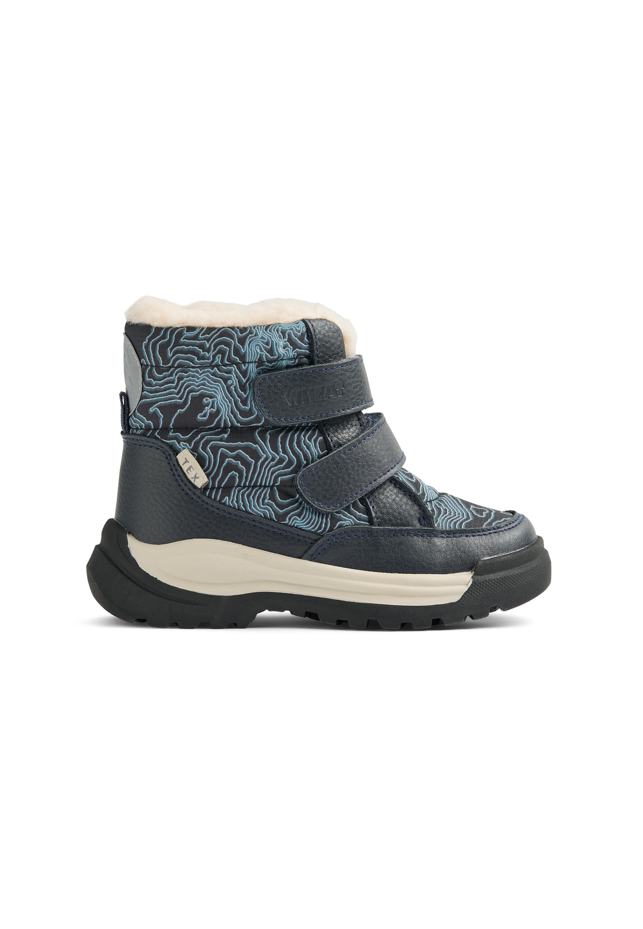 WHEAT Laarzen 'Millas Tex' in Blauw: voorkant
