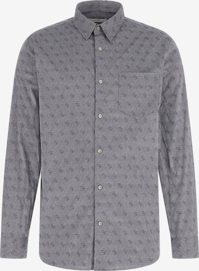 GUESS Košulja u sivkasto plava / crna, Pregled proizvoda