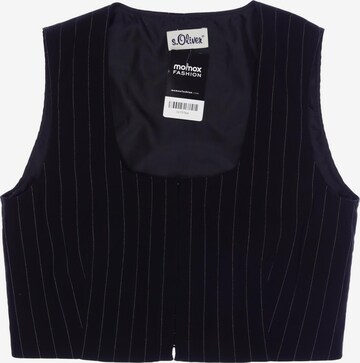 s.Oliver Vest in M in Black: front