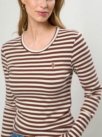 U.S. POLO ASSN. Top ' UWChanett ' – hnědá