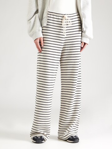 Wide Leg Pantalon 'PALMA DE PLAYA' ROXY en blanc : devant