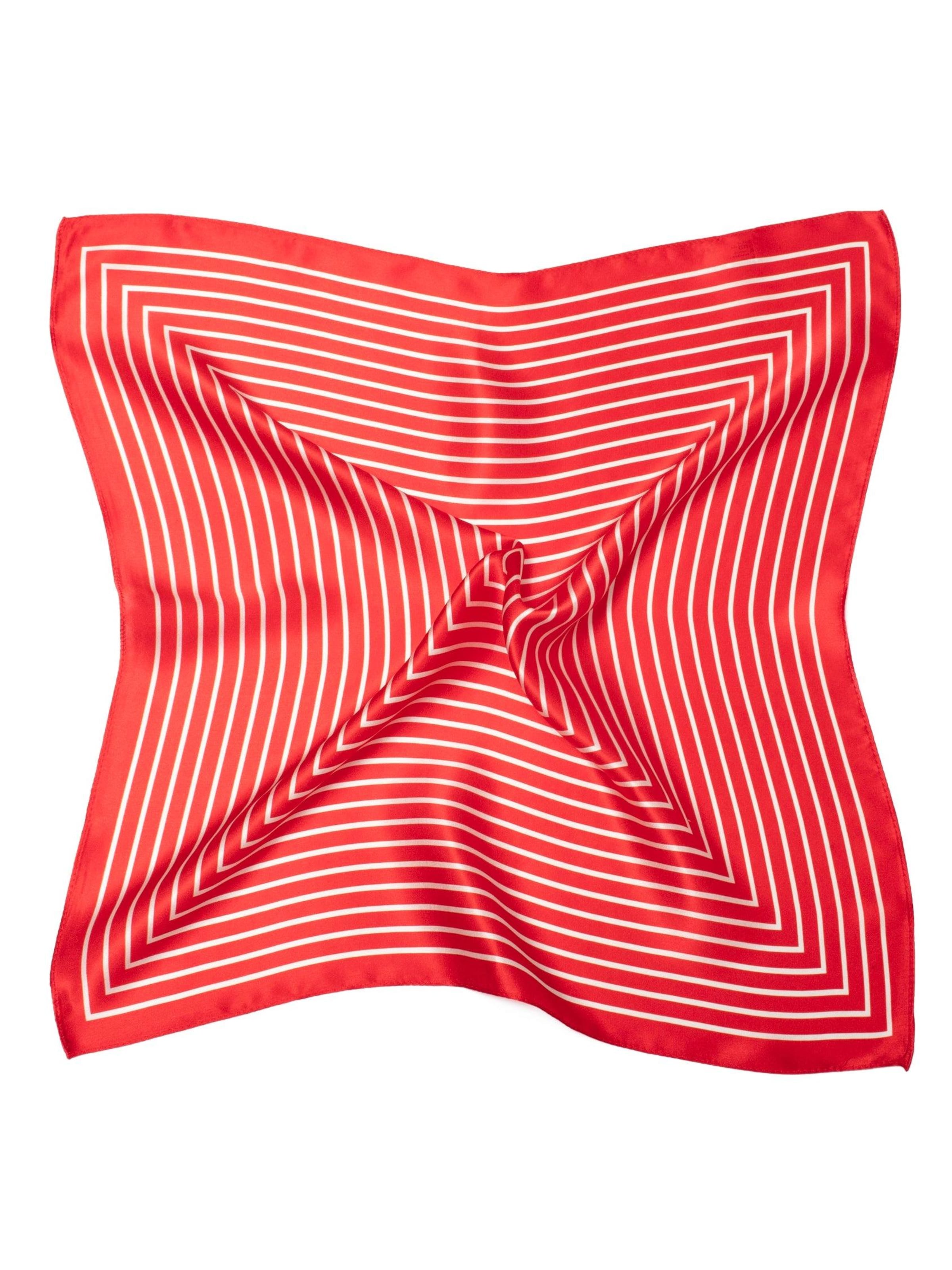 MayTree Scarf 'Seidentuch Zen' in Red: front