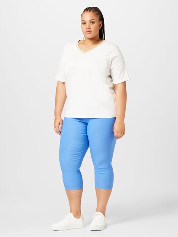 Fransa Curve - Skinny Calças 'ZALIN' em azul