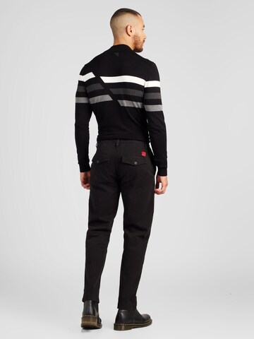 Regular Pantalon 'Zeebo' HUGO en noir