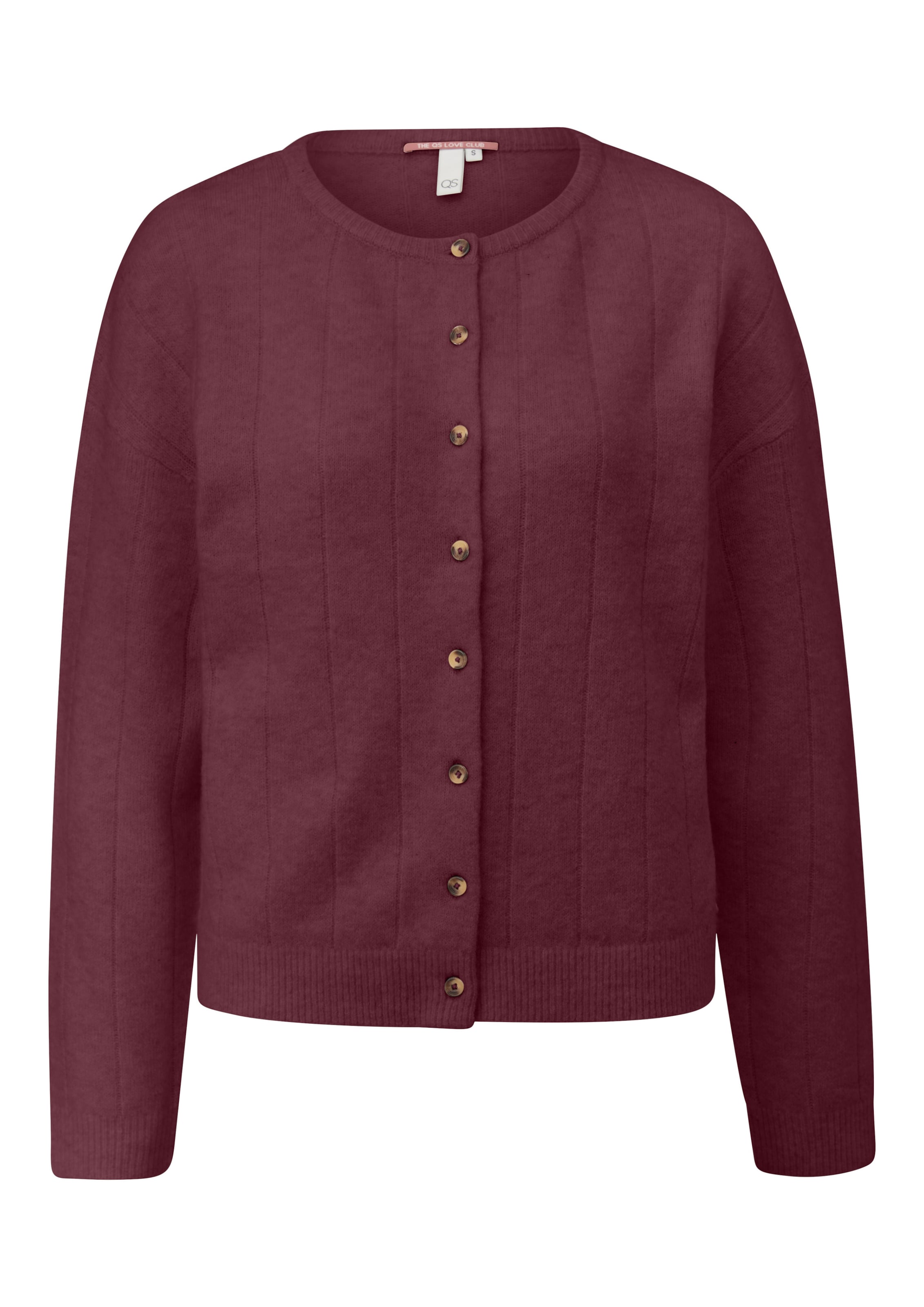 Cardigan QS en rouge : devant