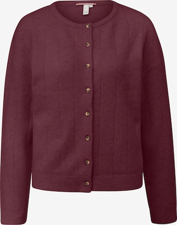 Cardigan QS en rouge : devant