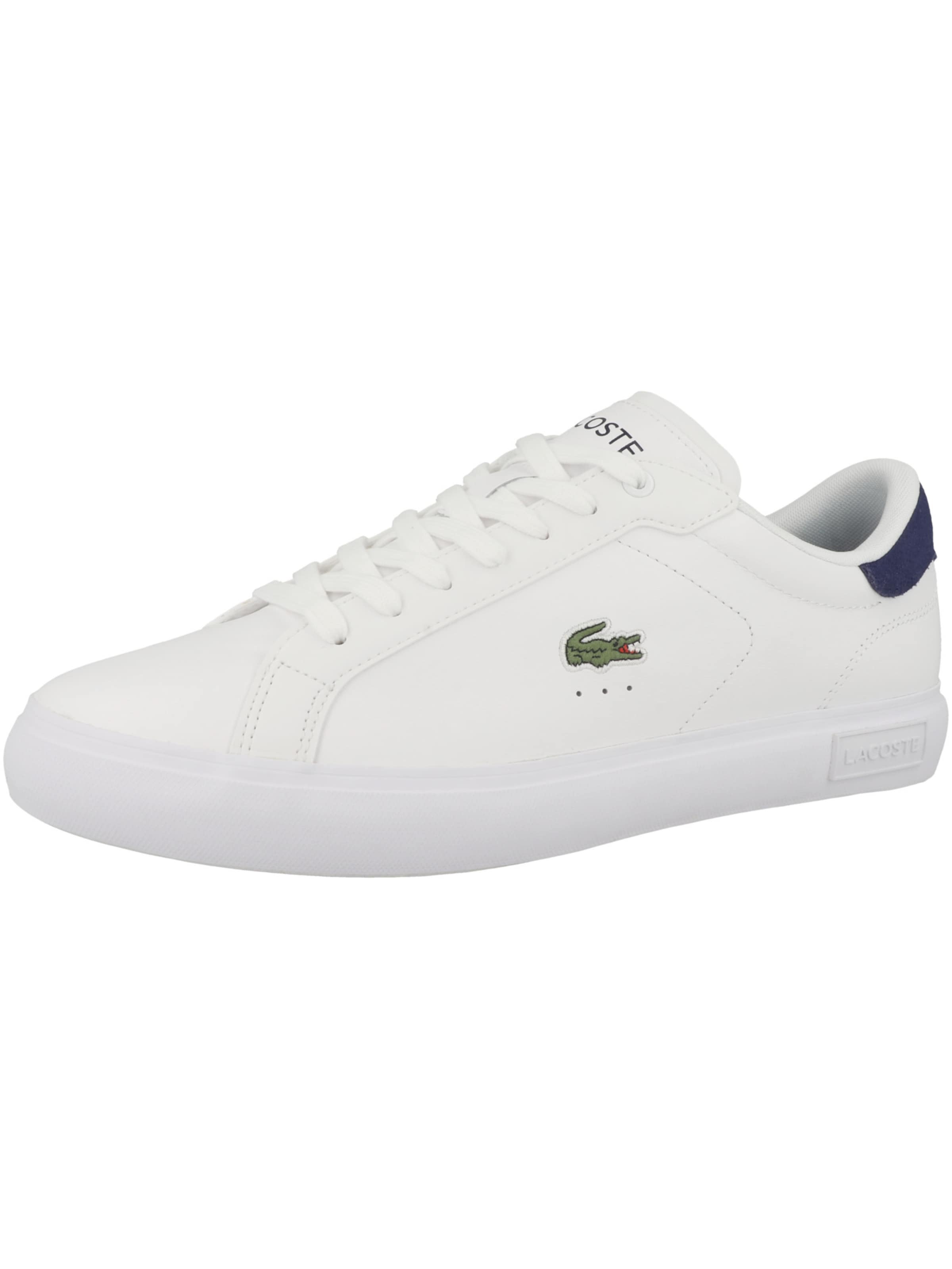 Baskets basses 'Powercourt' LACOSTE en blanc : devant