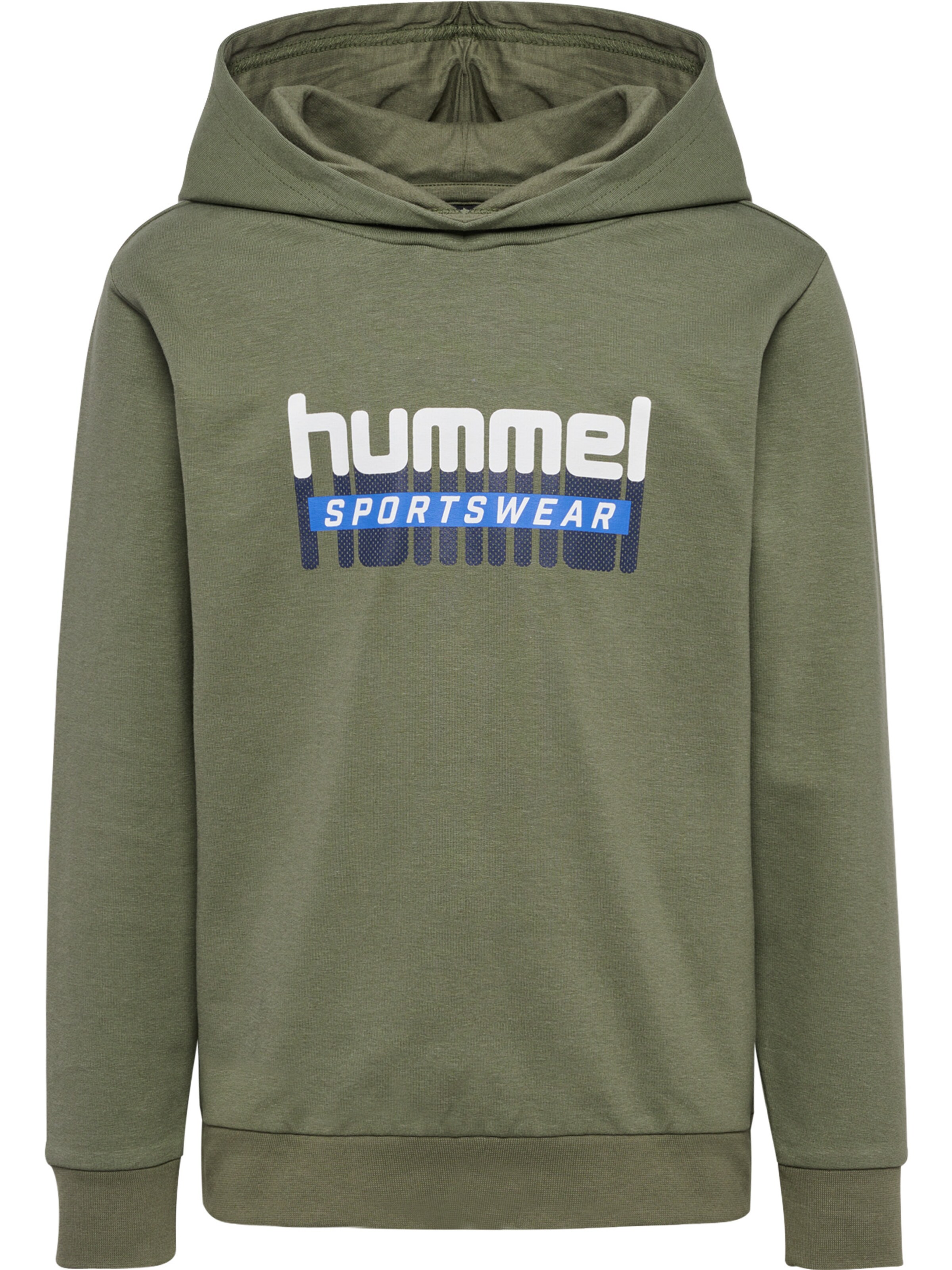 Hummel Sweatshirt 'Tukas' in Groen: voorkant