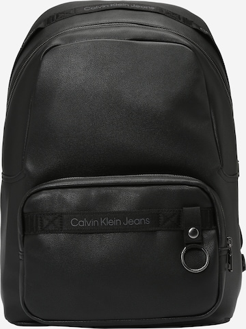 Calvin Klein Jeans Backpack in Black: front