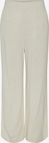 PIECES Wide leg Byxa 'VINSTY' i beige: framsida