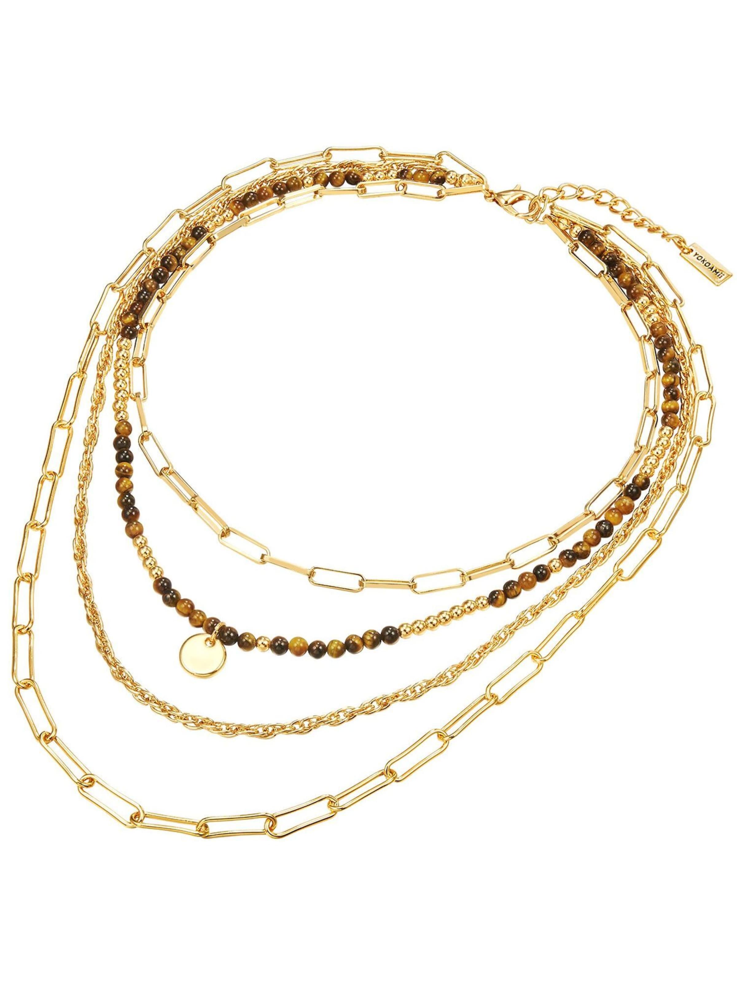 Yokoamii Necklace in Gold: front