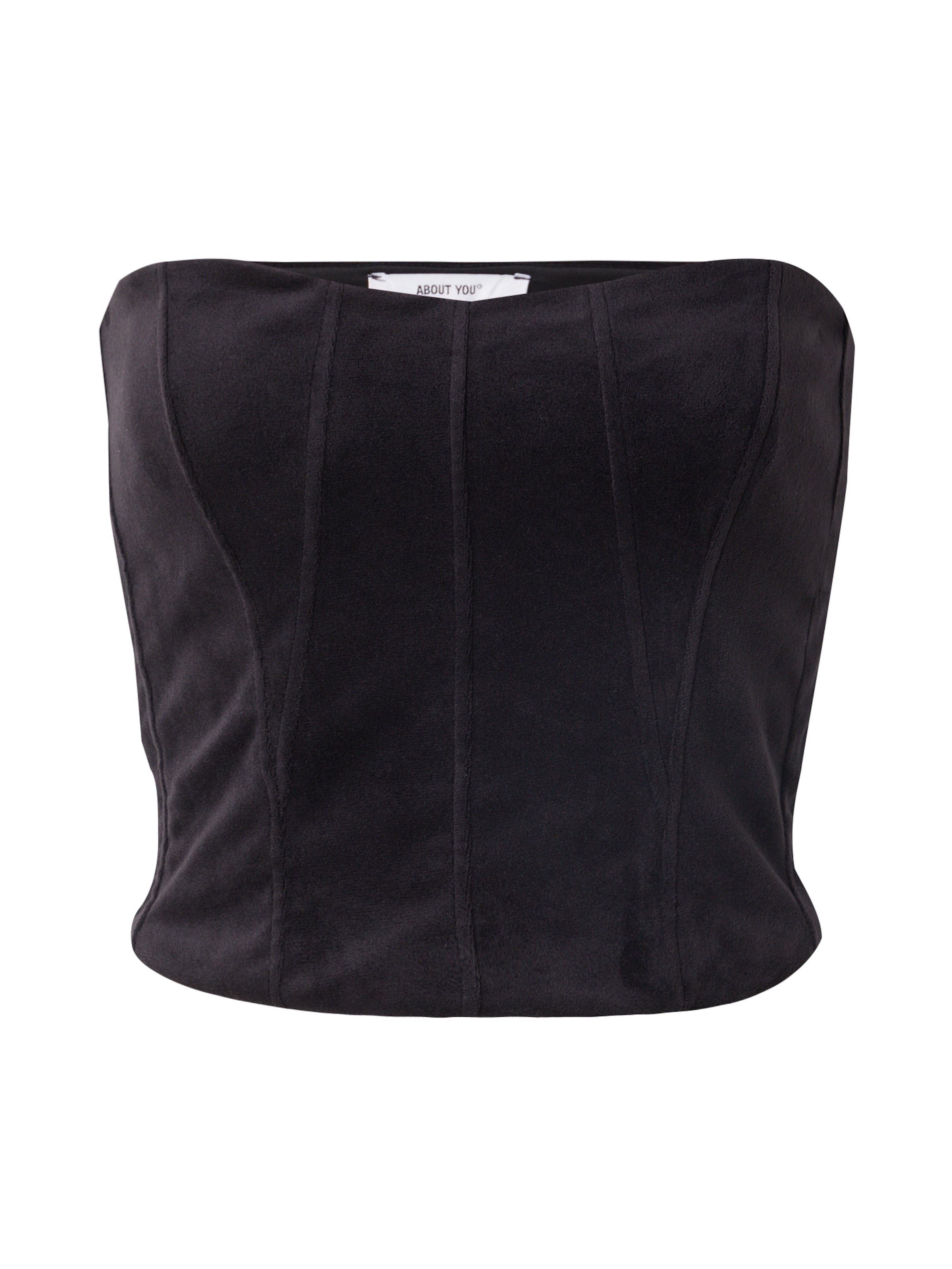ABOUT YOU Top 'Marissa' - fekete: elől