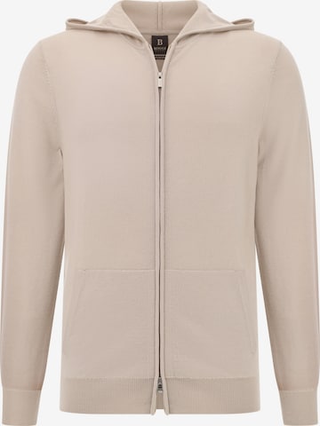 Vestes en maille Boggi Milano en marron : devant