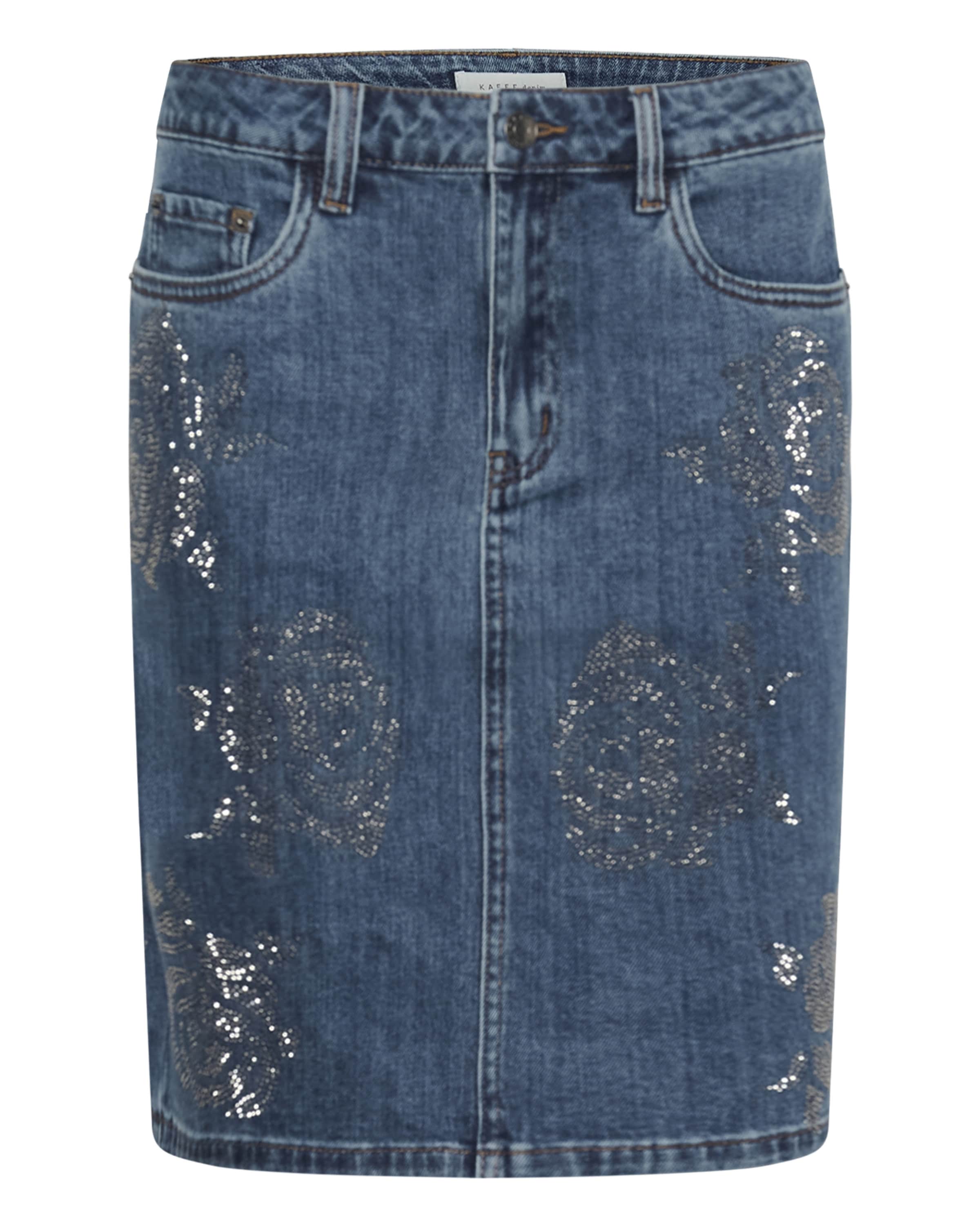 Kaffe Skirt 'Castelia' in Blue: front
