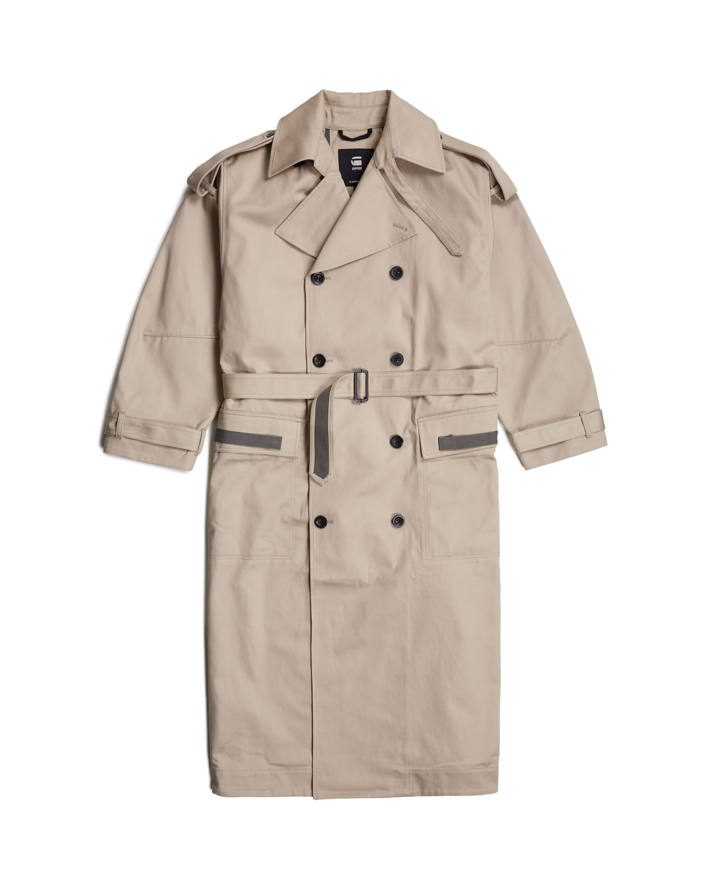 G-STAR Between-seasons coat 'Macro Balloon' in Beige: front