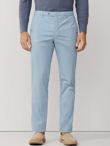 Hackett London Slim fit Chino Pants in Blue: front