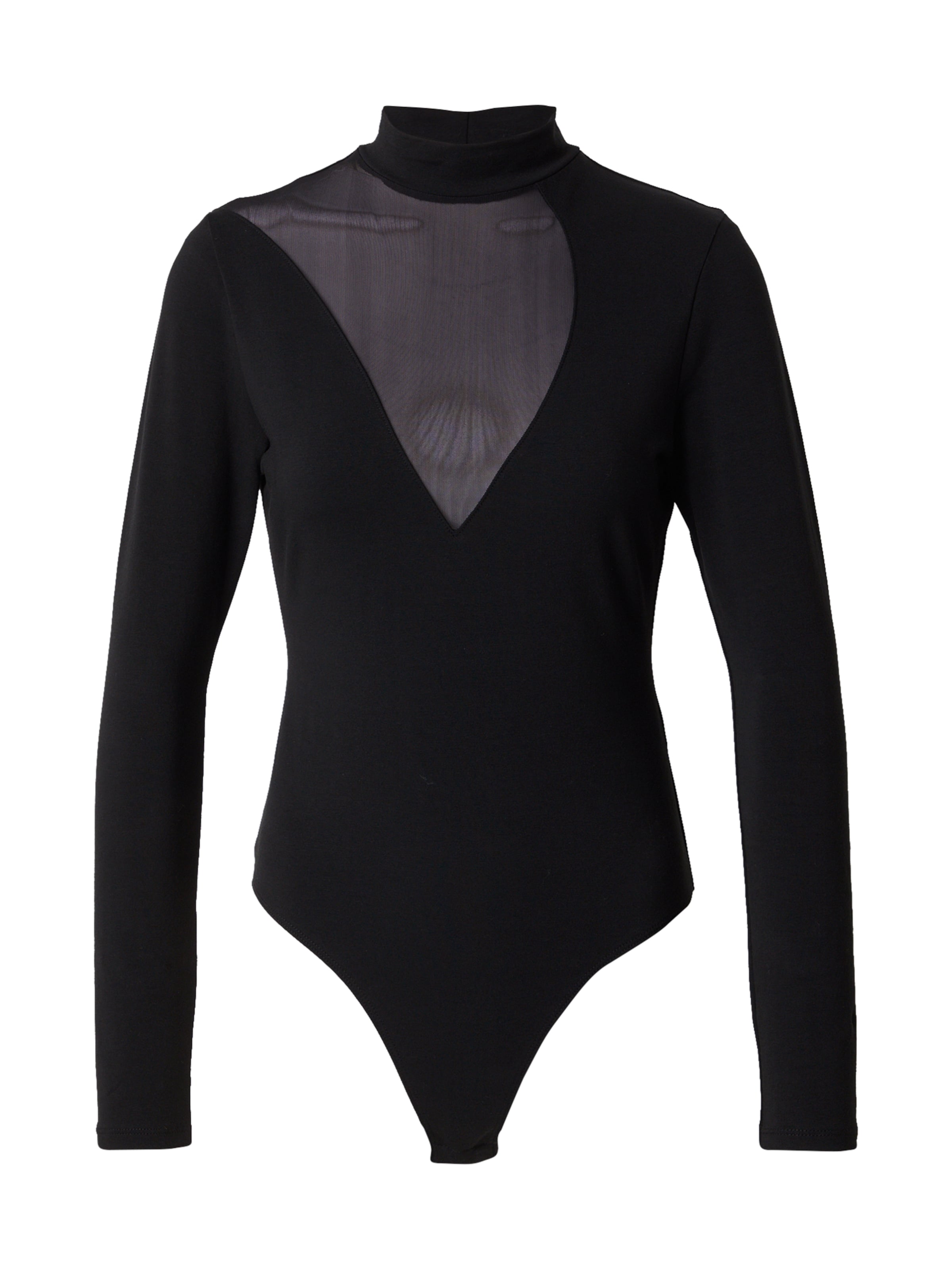 ABOUT YOU Shirt Bodysuit &#x27;Susan&#x27; in Black: front