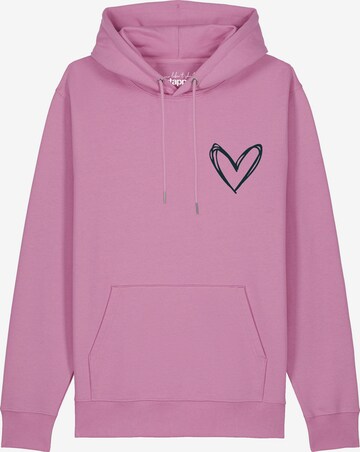 Felpa 'Herzi' di Watapparel in rosa: frontale
