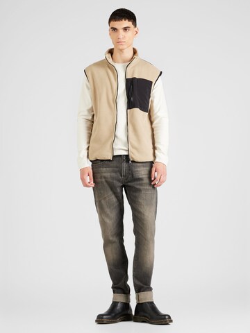 BLEND Vest in Beige