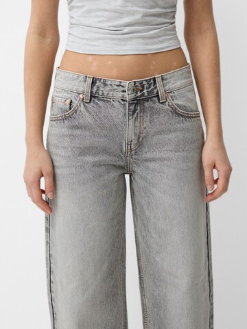 Bershka Wide leg Jeans in Grey