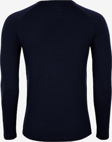 DANISH ENDURANCE Functioneel shirt 'Merino' in Blauw