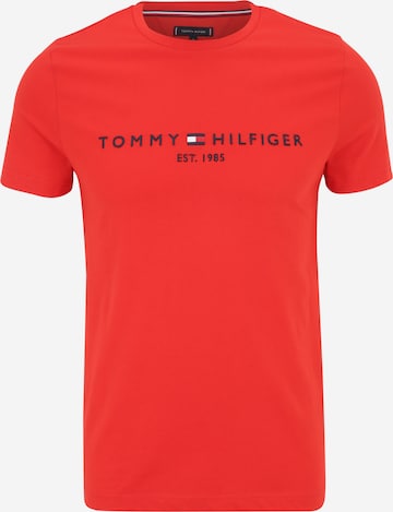 TOMMY HILFIGER Tričko – červená: přední strana