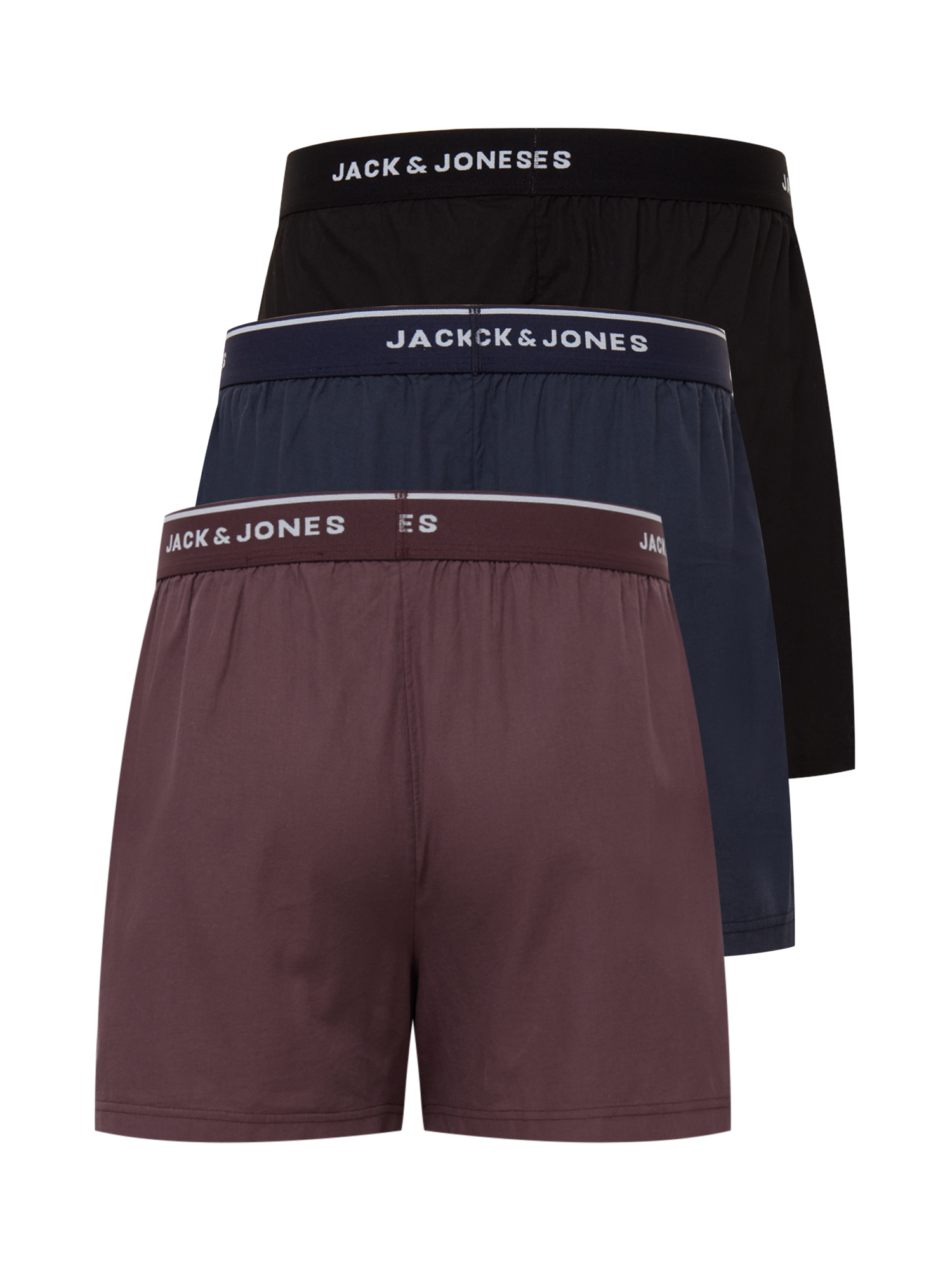 Odzież Mężczyźni JACK & JONES Bokserki MICK w kolorze Granatowy, Czarny, Pastelowa Czerwieńm 