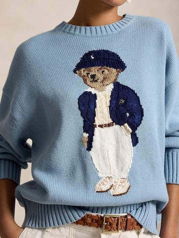 Pulover 'BEAR' de la Polo Ralph Lauren pe albastru