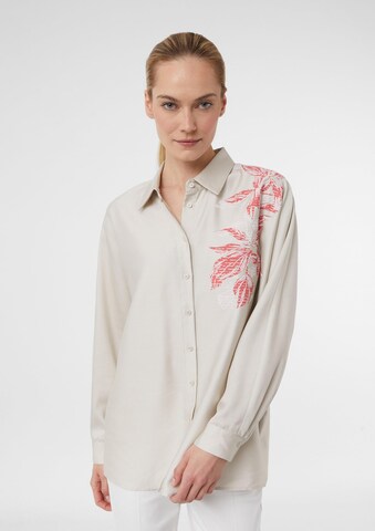 COMMA Bluse in Beige: Vorderseite