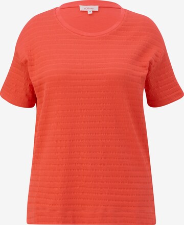 s.Oliver Shirt in Oranje: voorkant