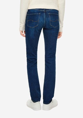 Regular Jeans 'Catie' de la QS pe albastru