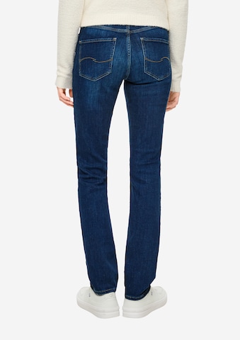 QS regular Jeans 'Catie' i blå