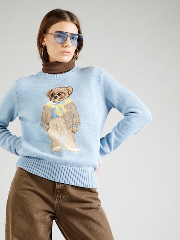 Pull-over Polo Ralph Lauren en bleu : devant