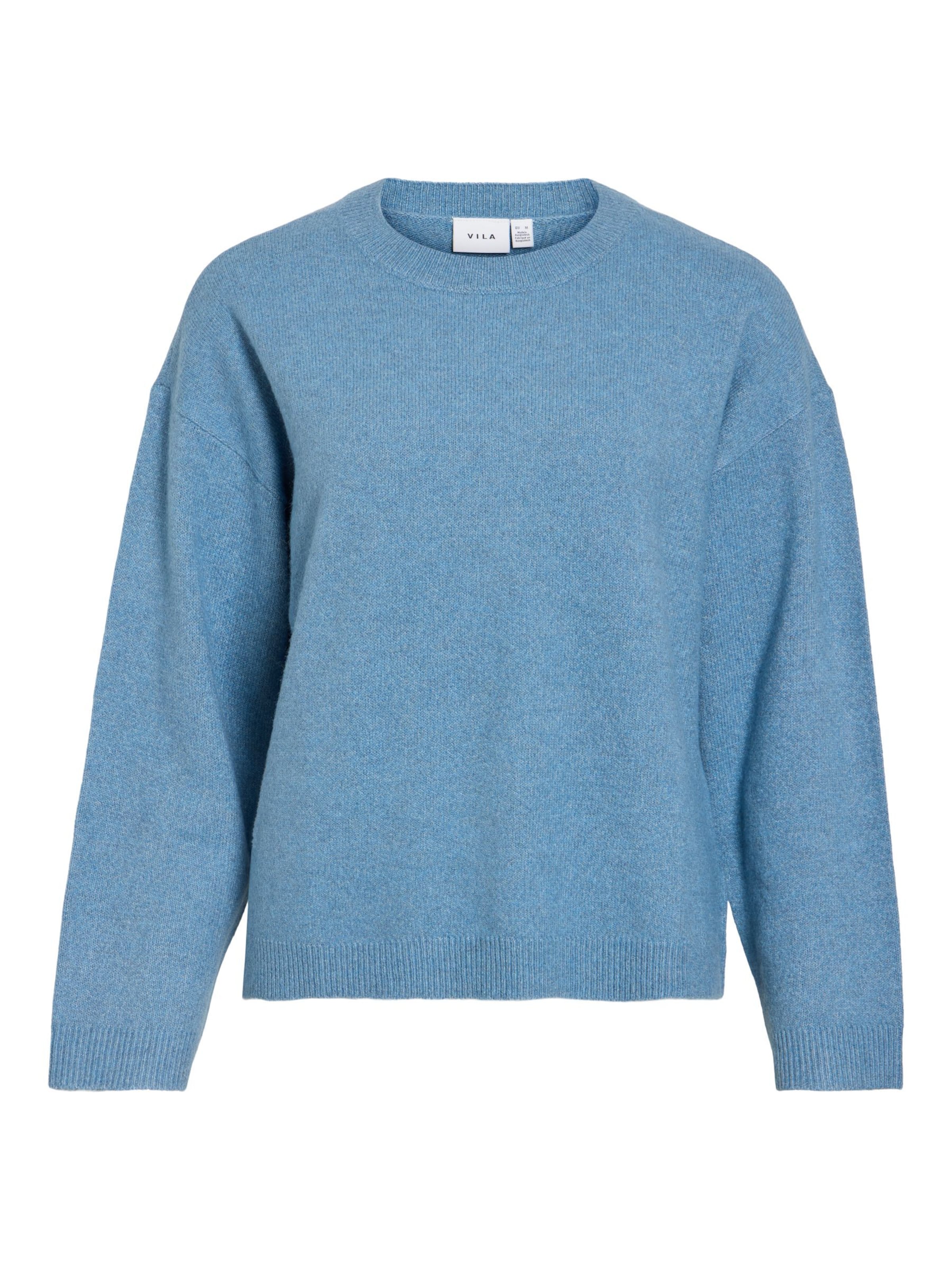 VILA Pullover in Blau: Vorderseite
