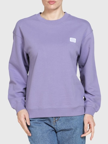 Carrera Jeans Sweatshirt 'Oversize' in Purple: front