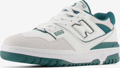 new balance Baskets basses '550' en vert foncé / blanc, Vue avec produit