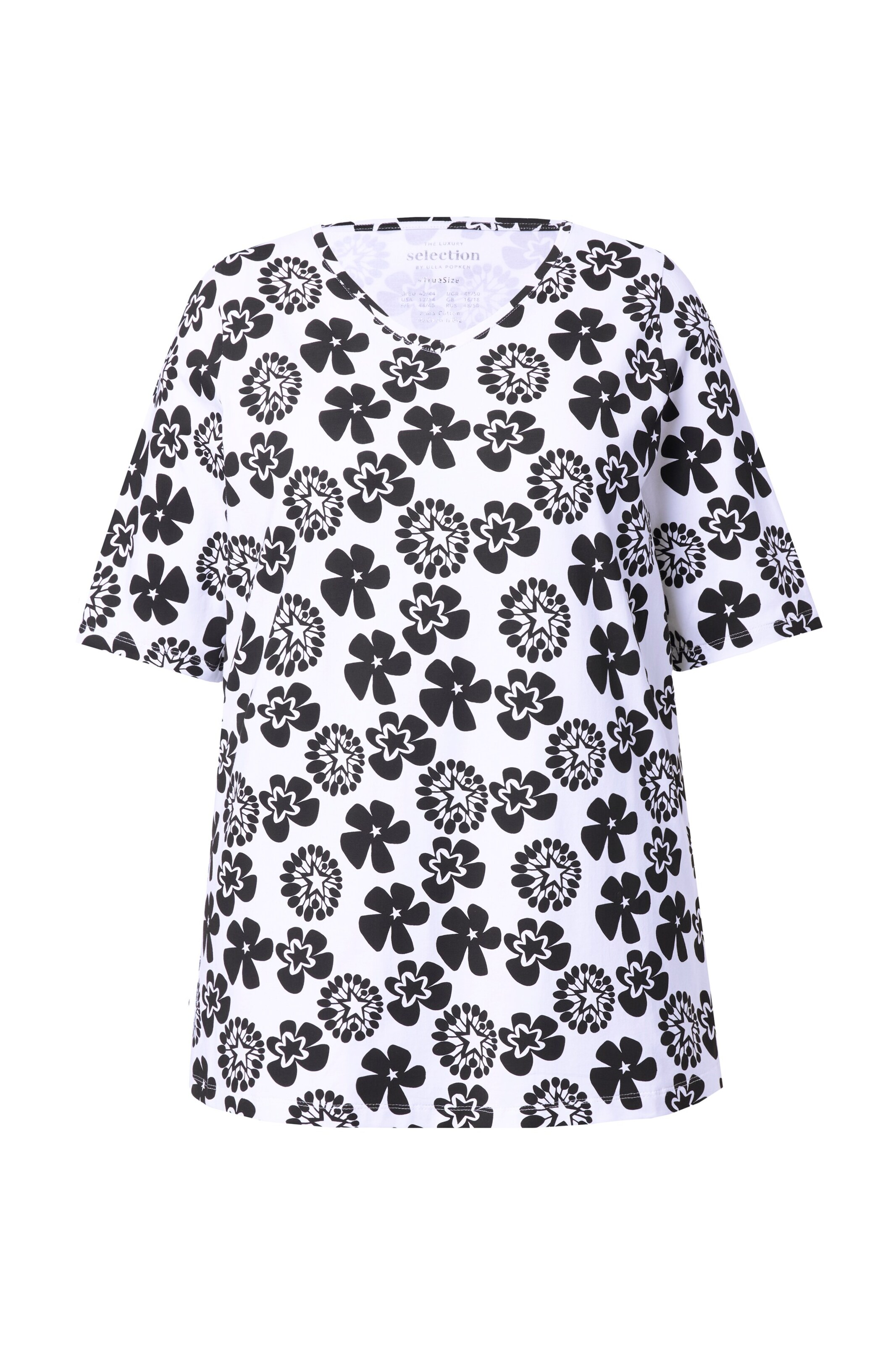 Ulla Popken Shirt in Black: front