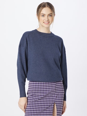 NORR Sweter oversize w kolorze niebieski: przód