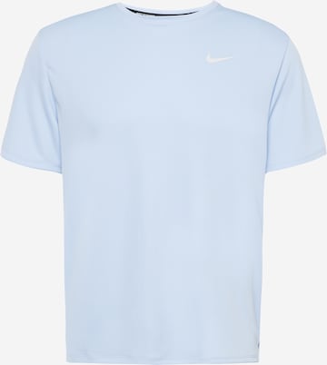 NIKE Sportshirt 'Miler' in Blau: Vorderseite