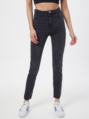 Tally Weijl Skinny Jeans i sort: forside