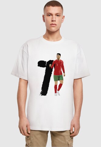 Merchcode Shirt 'Player 3' in White: front