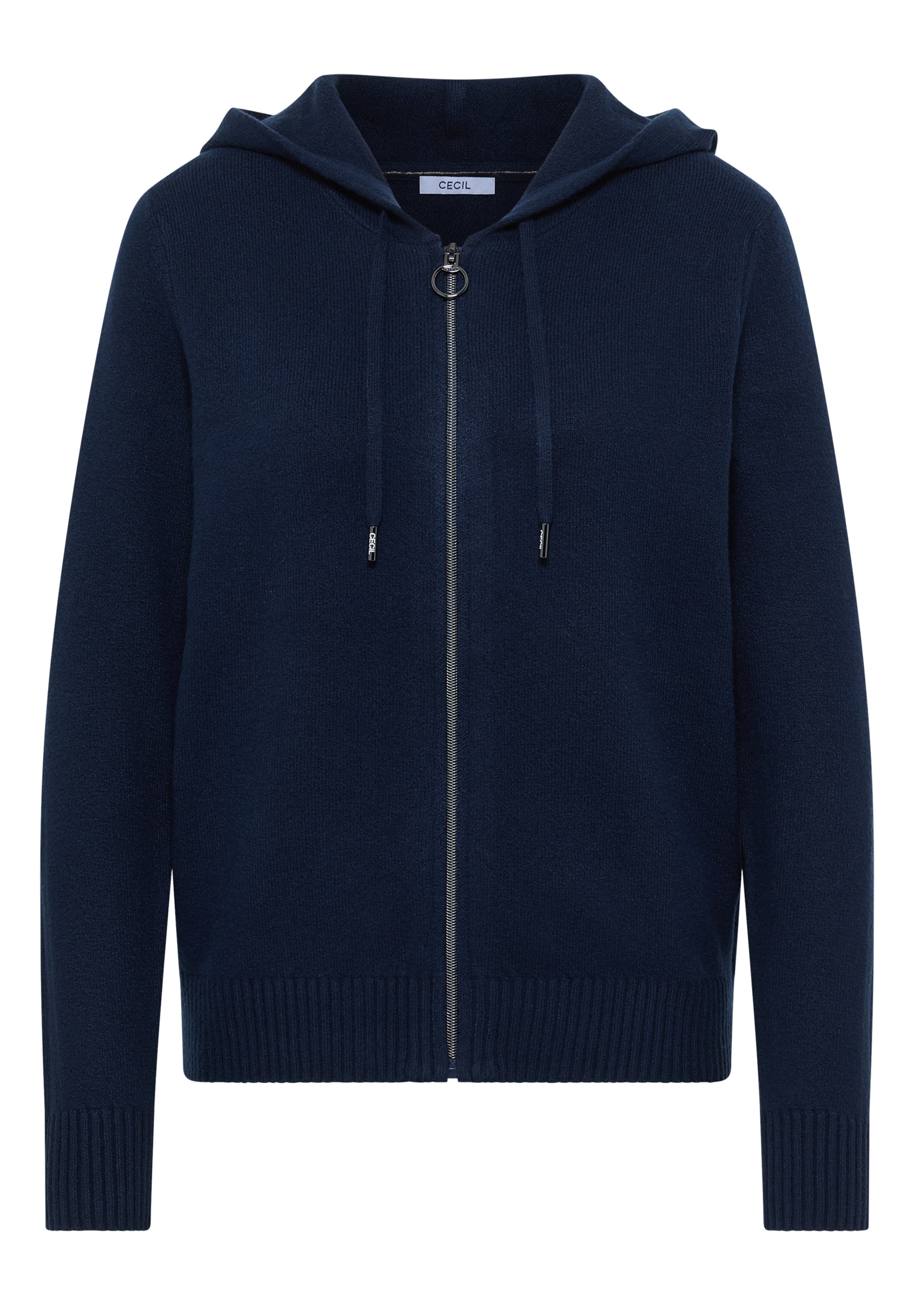 CECIL Knit Cardigan in Blue: front