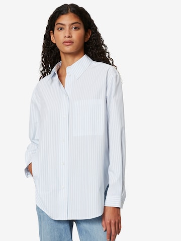 Marc O'Polo Blouse in Blauw: voorkant